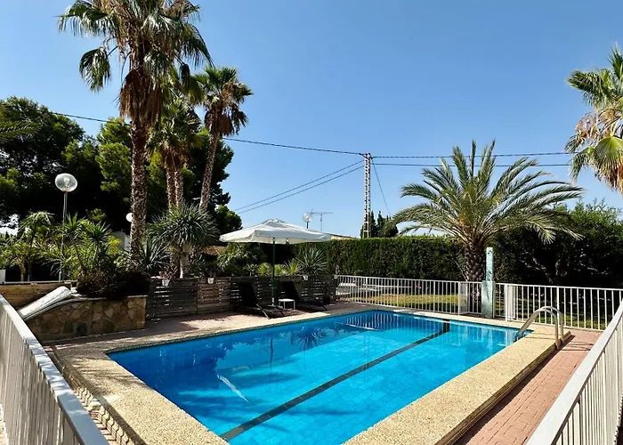 Casa de Férias Con Jardin Y Piscina Privada Busot